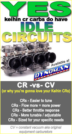 Keihin CR Carburetors at Dynoman